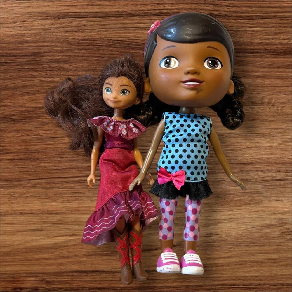 Disney Elena of Avalor & Doc McStuffins Doll Lot of 2